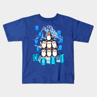 SAVE PENGUINS Kids T-Shirt